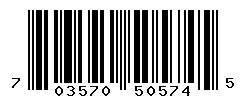 UPC barcode number 703570505745
