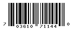 UPC barcode 703610711440