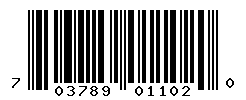 UPC barcode number 703789011020