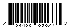 UPC barcode number 704400020773