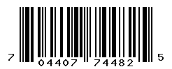 upc 704407744825 barcode image