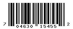 UPC barcode number 704630154552