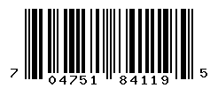 UPC barcode number 704751841195