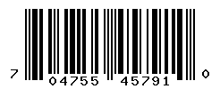 upc 704755457910 barcode image