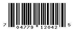 UPC barcode number 704779120425