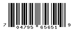 UPC barcode 704795656519