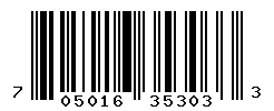 UPC barcode number 705016353033