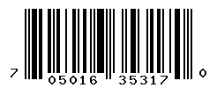UPC barcode number 705016353170