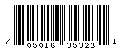 UPC barcode number 705016353231