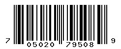 upc 705020795089 barcode image