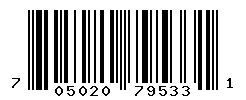 UPC barcode number 705020795331