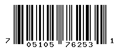 UPC barcode number 705105762531