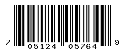 UPC barcode number 705124057649