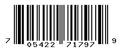 UPC barcode number 705422717979