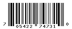 upc 705422747310 barcode image