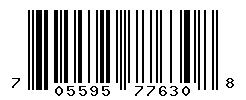upc 705595776308 barcode image