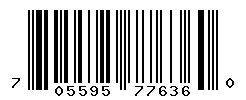 upc 705595776360 barcode image