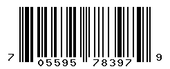 UPC barcode number 705595783979