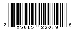 UPC barcode number 705615220798