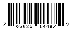 UPC barcode 705625144879