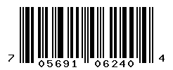 UPC barcode number 705691062404