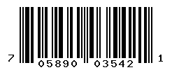 UPC barcode number 705890035421