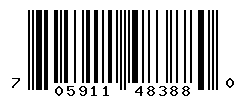 UPC barcode number 705911483880