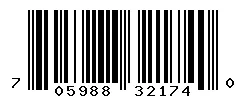 UPC barcode 705988321740