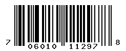 UPC barcode number 706010112978