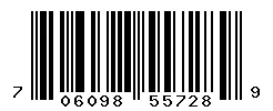 UPC barcode 706098557289