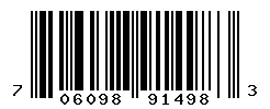 UPC barcode 706098914983