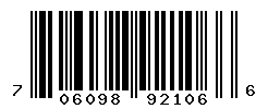 UPC barcode number 706098921066