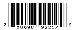 UPC barcode number 706098922179