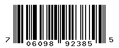 UPC barcode number 706098923855