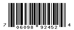 UPC barcode number 706098924524