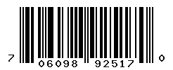 UPC barcode 706098925170