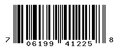 UPC barcode number 706199412258