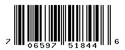 UPC barcode number 706597518446