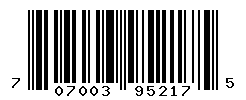 UPC barcode number 707003952175