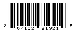 upc 707152619219 barcode image
