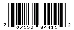 UPC barcode 707152644112