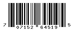 UPC barcode number 707152645195
