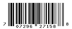 UPC barcode 707296271588