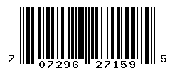 UPC barcode number 707296271595