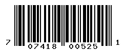 UPC barcode 707418005251