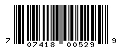 UPC barcode 707418005299