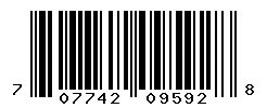 UPC barcode 707742095928