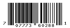 UPC barcode number 707773602881