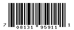 upc 708131959111 barcode image