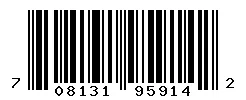 UPC barcode 708131959142